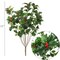 Real Touch Silk Holly Bush with Berries - Lifelike Decor for Home or Office